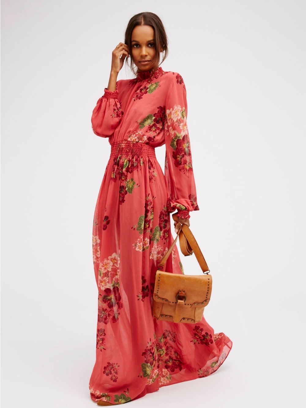 free people Rose Maxi dress SZ Small Current listing PTP 19 L 43